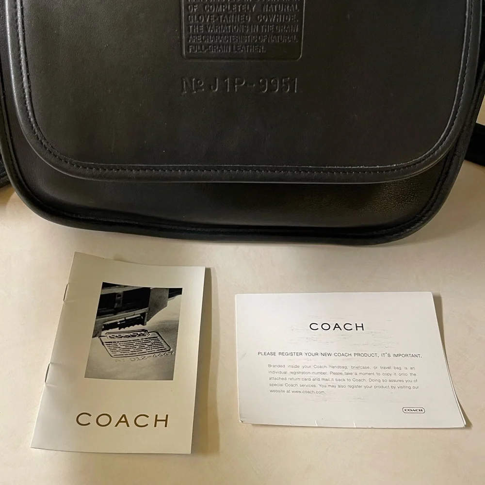 Vintage Coach 9951 Patricia's Legacy Crossbody Handbag in Black - Picture 6 of 14